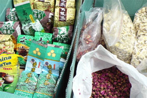 当店に入荷した茶葉